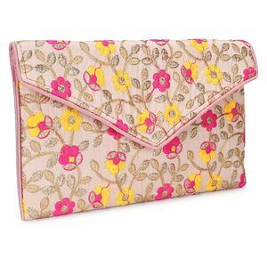 6027 Rajasthani Indian Art Sling Bag Foldover Clutch Purse , Indian